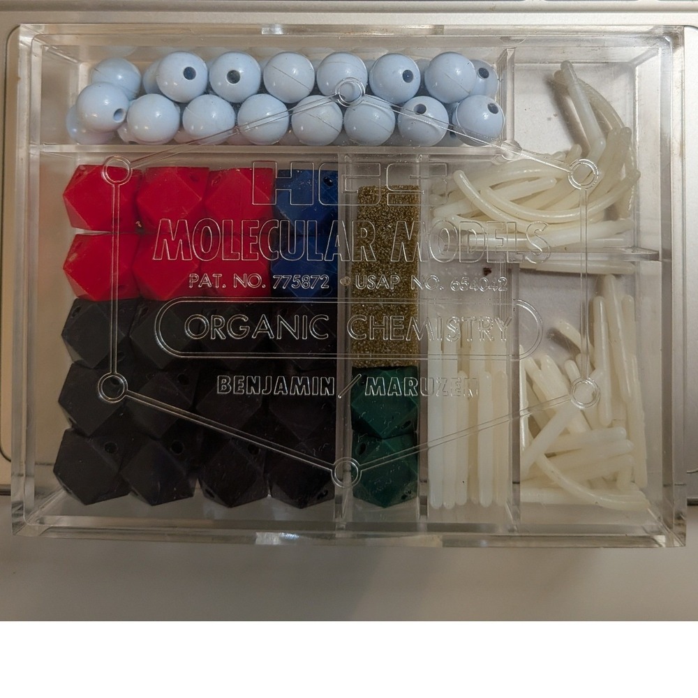 HGS Molecular Models Organic Chemistry Kit Benjamin Maruzen Pat 775872 Japan VTG